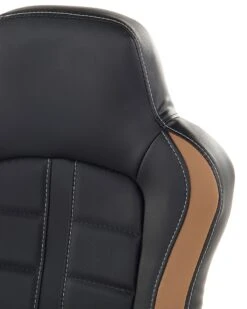 Työtuoli Musta/vaaleanruskea PRINCE -Beliani undef src sa picid 341281 type whitesh image