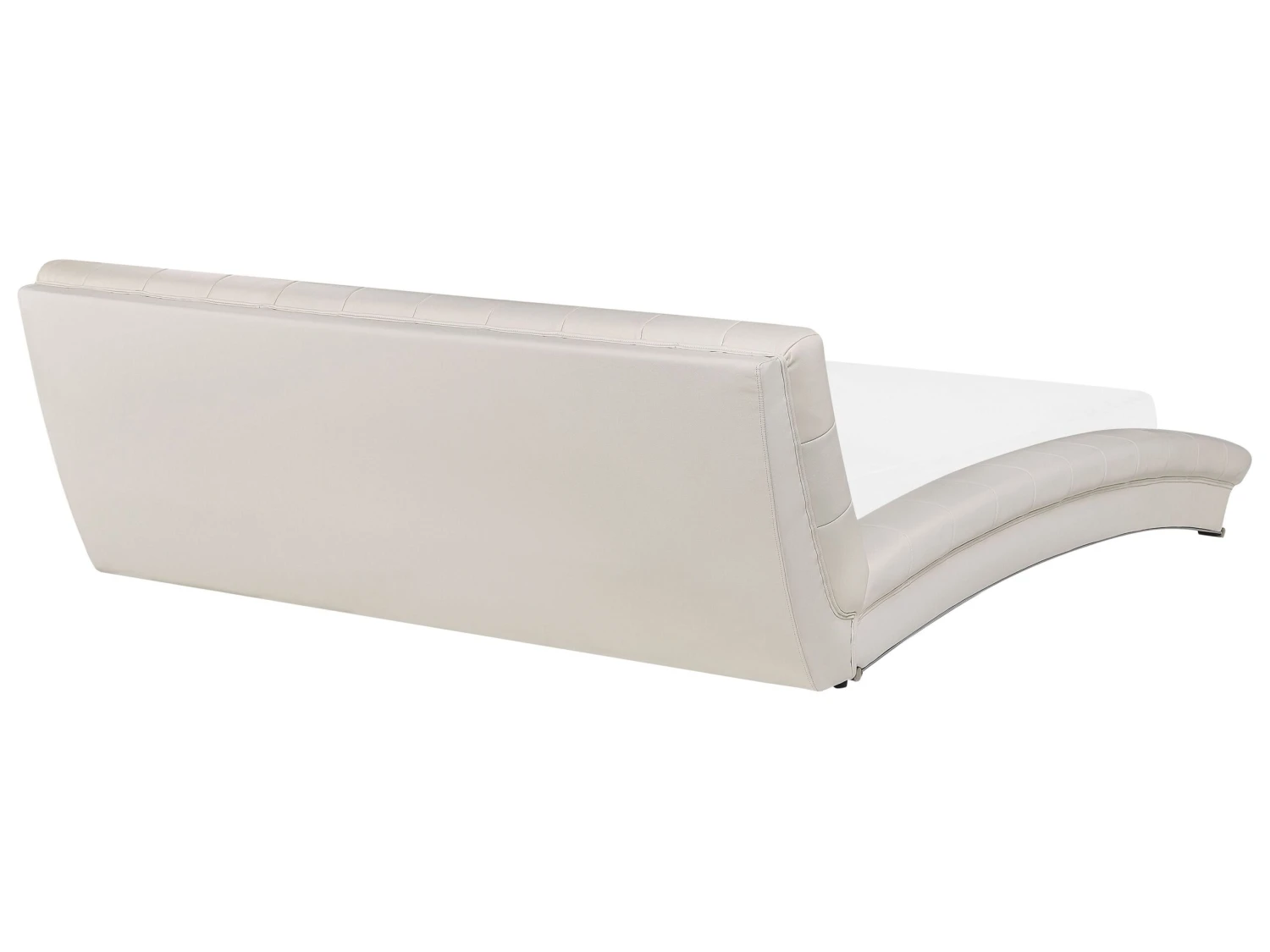 Vesisänky Nahka Valkoinen 180 X 200 Cm LILLE 4 Vesisänky Nahka Valkoinen 180 X 200 Cm LILLE - Image 4