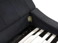 Parisänky Kangas Musta 180 X 200 Cm VICHY 17 Parisänky Kangas Musta 180 X 200 Cm VICHY -Beliani undef src sa picid 458668 type whitesh image