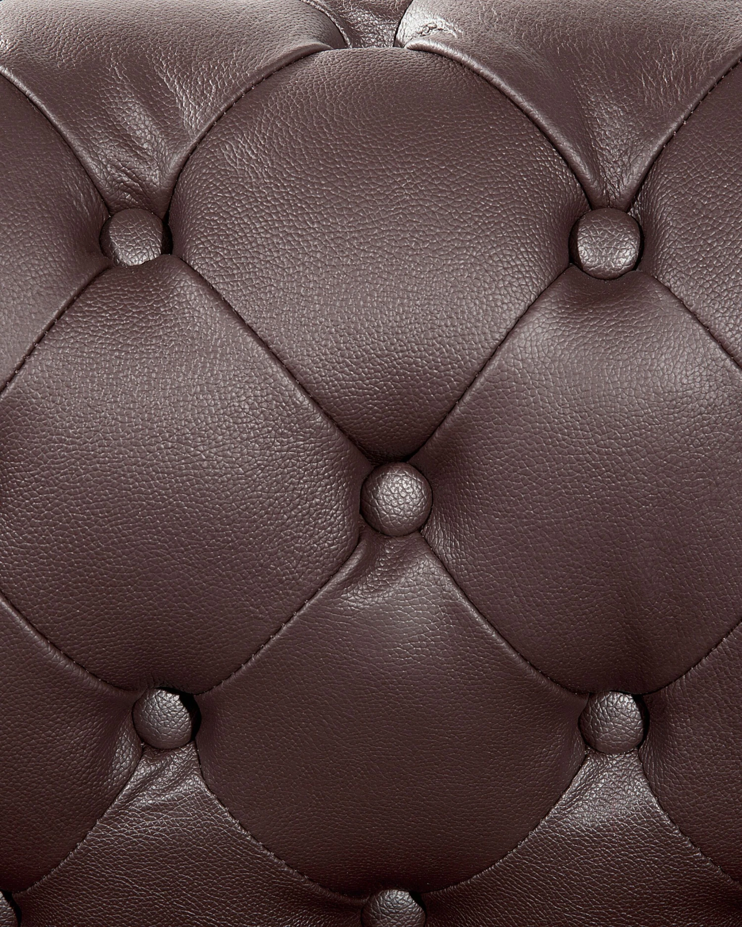 Ruskea Nahkaverhoiltu Nojatuoli CHESTERFIELD - Image 6