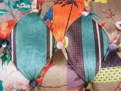 3-istuttava Sohva Kangas Tilkkutäkki Vihreä/keltainen CHESTERFIELD -Beliani undef src sa picid 673212 type whitesh image