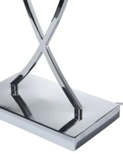 Pöytävalaisin Metalli Valkoinen/hopeinen YASUNI 16 Pöytävalaisin Metalli Valkoinen/hopeinen YASUNI -Beliani undef src sa picid 673275 type whitesh image