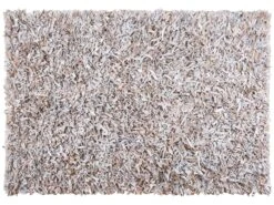 Matto Nahka Vaalea Beige MUT Useita Kokoja -Beliani undef src sa picid 674870 type whitesh image