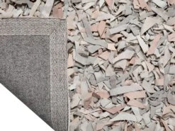 Matto Nahka Vaalea Beige MUT Useita Kokoja -Beliani undef src sa picid 674873 type whitesh image