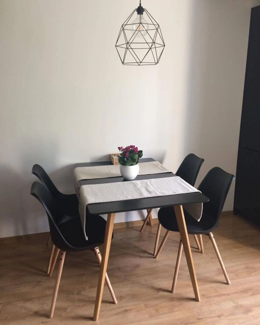 Tuoli Muovi Kiiltävä Musta DAKOTA - Image 3