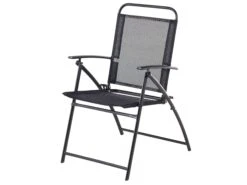 6-istuttava Ulkoruokailuryhmä Teräs Musta LIVO -Beliani undef src sa picid 679129 type whitesh image