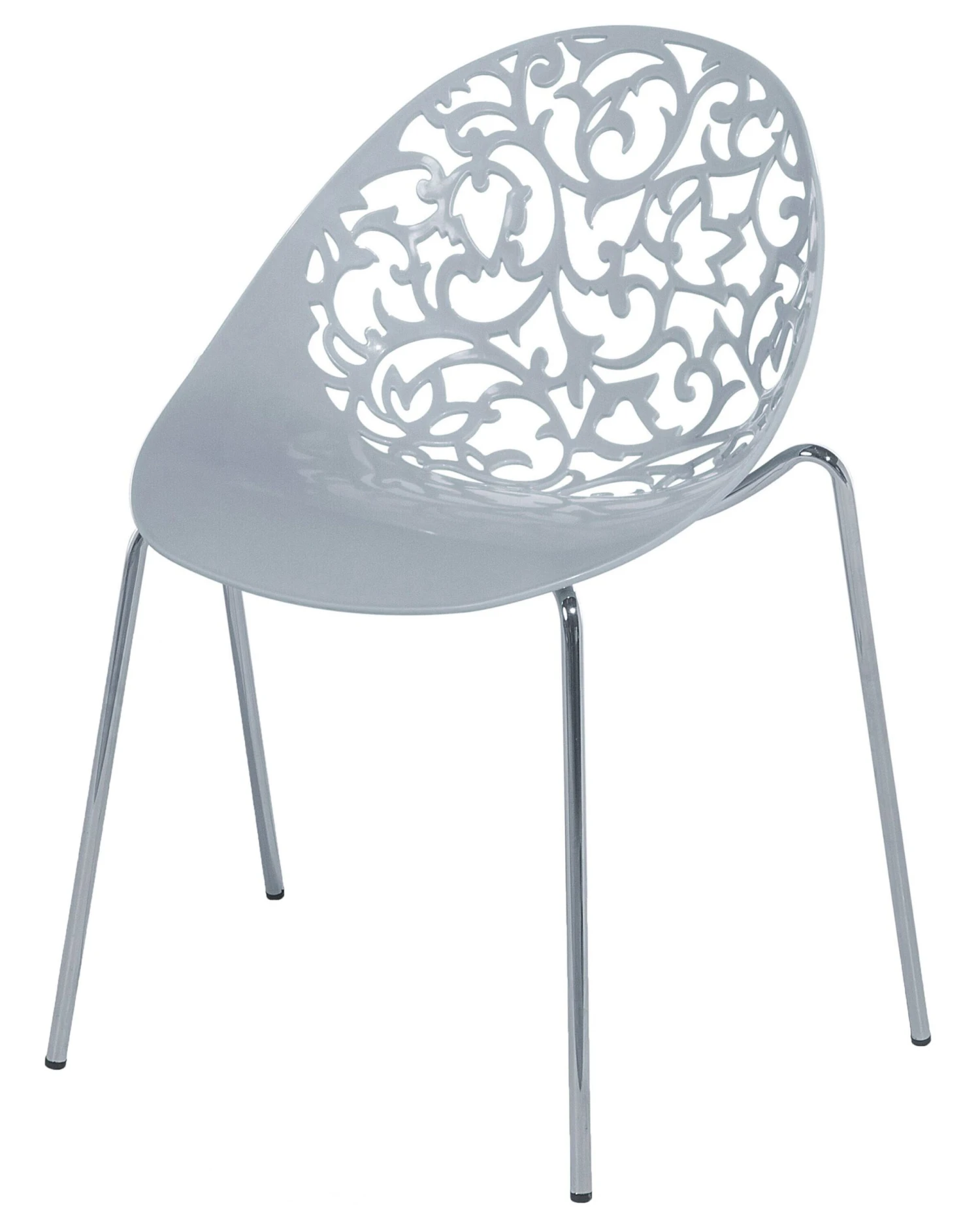 Tuoli Muovi Vaaleanharmaa 4 Kpl MUMFORD 3 Tuoli Muovi Vaaleanharmaa 4 Kpl MUMFORD - Image 3