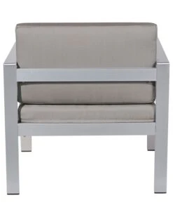 Tummanharmaa Alumiininen Puutarhatuoli SALERNO -Beliani undef src sa picid 679444 type whitesh image