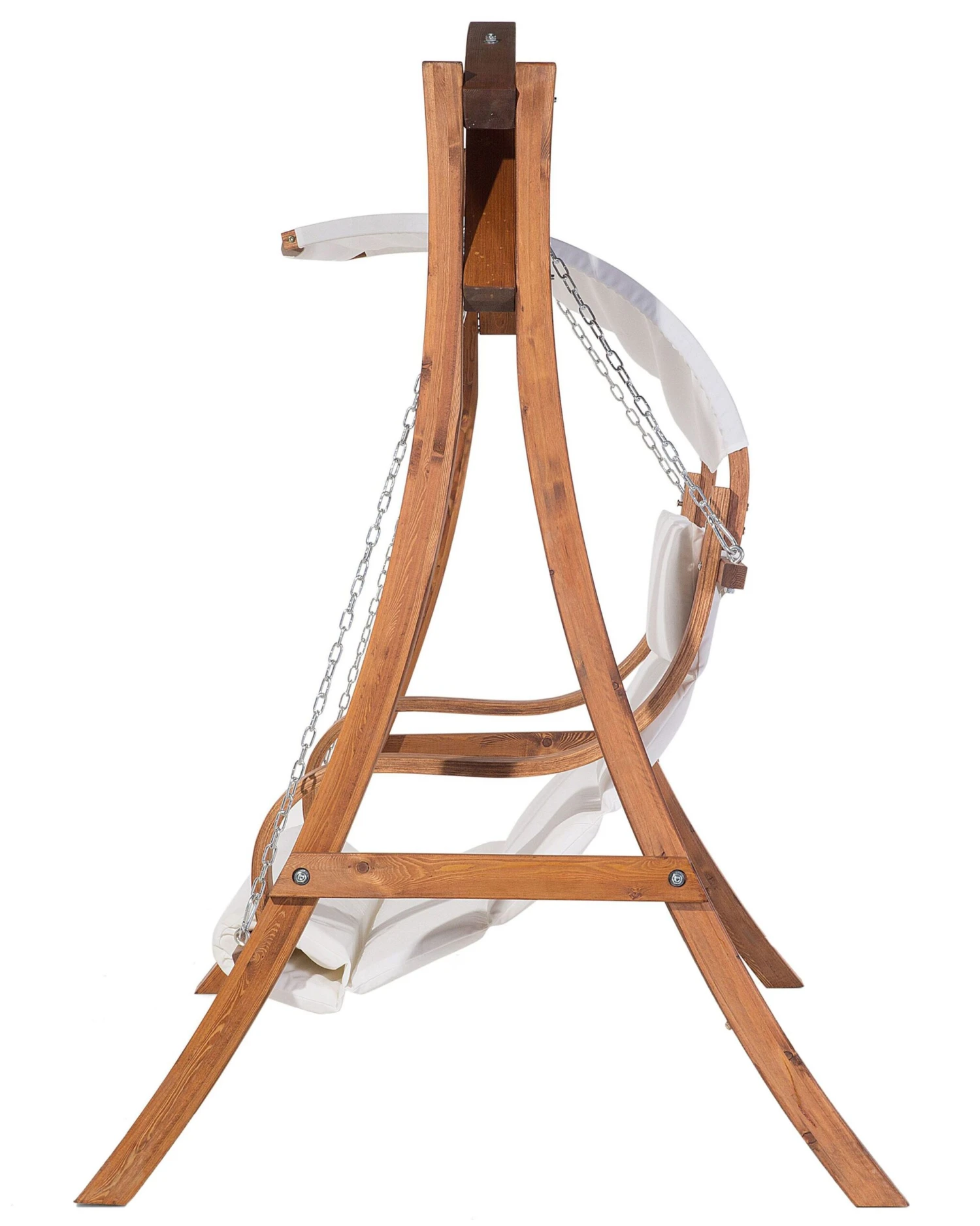 2-istuttava Puutarhakeinu Lehtikuusi Vaalea Puu/valkoinen APRILIA 8 2-istuttava Puutarhakeinu Lehtikuusi Vaalea Puu/valkoinen APRILIA - Image 8