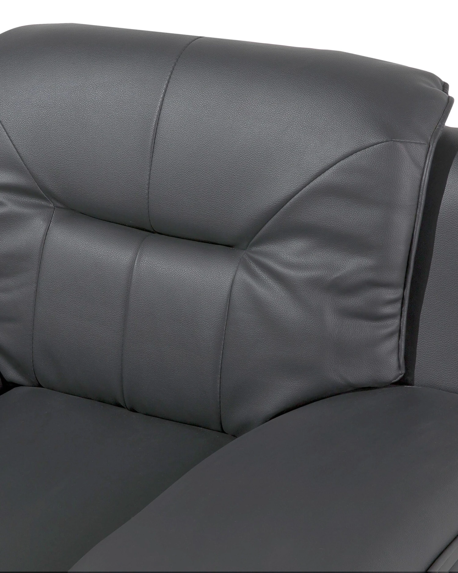 Harmaa Keinonahkainen Nojatuoli LEIRA - Image 7