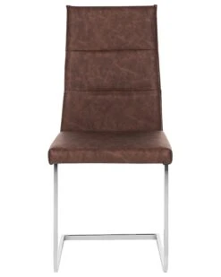 Tuoli Keinonahka Vaaleanruskea 2 Kpl ROCKFORD 13 Tuoli Keinonahka Vaaleanruskea 2 Kpl ROCKFORD -Beliani undef src sa picid 693195 type whitesh image