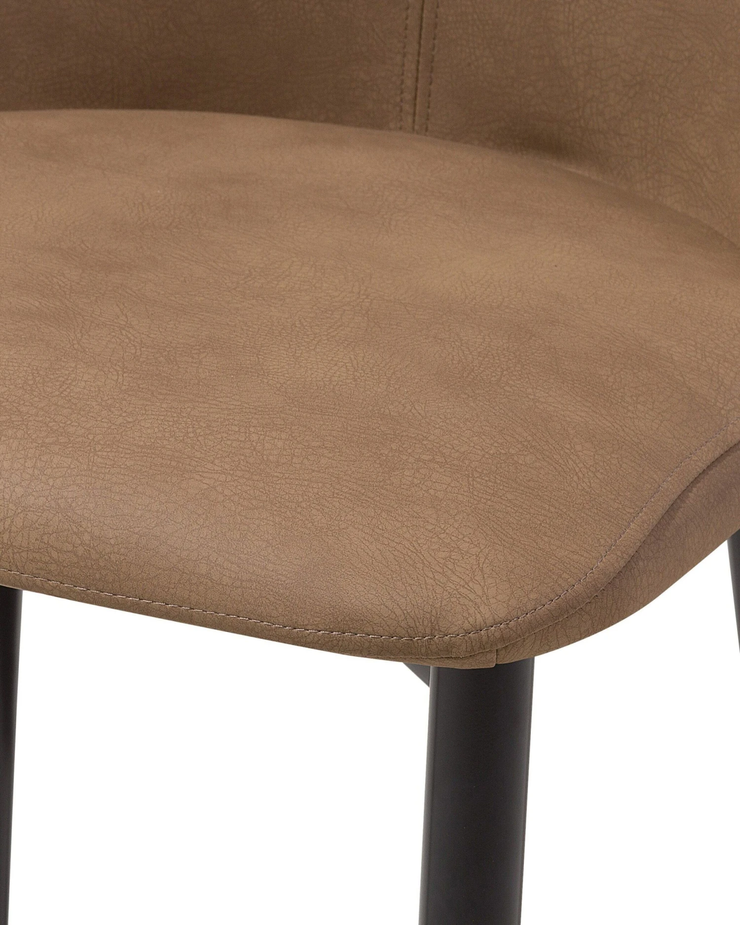 Tuoli Keinonahka Hiekanruskea 2 Kpl CLAYTON - Image 8