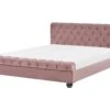 Sänky Sametti Vaaleanpunainen AVALLON Useita Kokoja