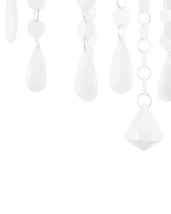 Valkoinen 4 Polttimon Kattokruunu KALANG -Beliani undef src sa picid 695563 type whitesh image