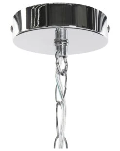 Valkoinen 4 Polttimon Kattokruunu KALANG -Beliani undef src sa picid 695565 type whitesh image