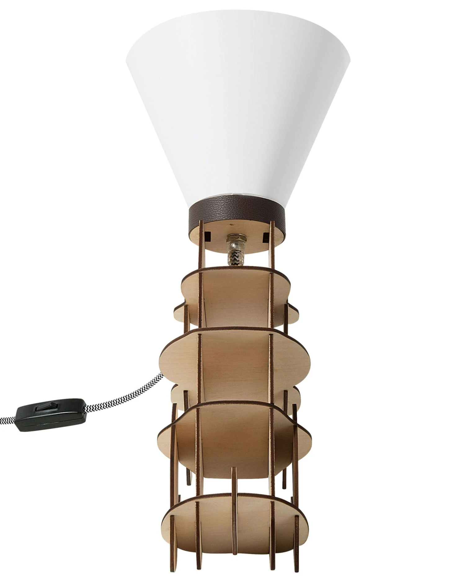 Pöytävalaisin Vaalea Puu/valkoinen ISNA - Image 6