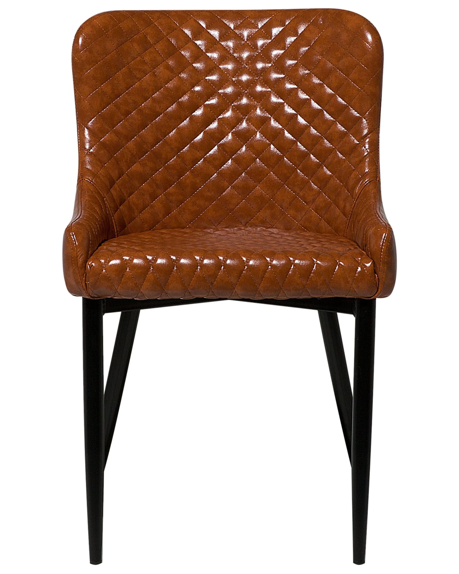 Tuoli Keinonahka Kullanruskea 2 Kpl SOLANO 3 Tuoli Keinonahka Kullanruskea 2 Kpl SOLANO - Image 3