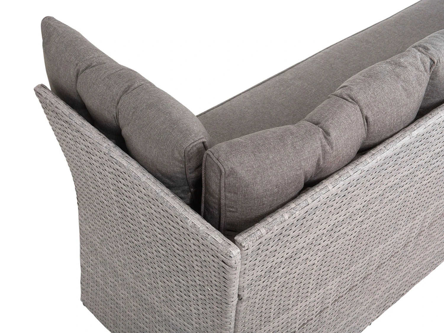 8-istuttava Ulkosohvaryhmä Polyrottinki Harmaa VITERBRO - Image 8