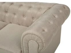 Iso Beige 3-istuttava Kangassohva CHESTERFIELD -Beliani undef src sa picid 708715 type whitesh image