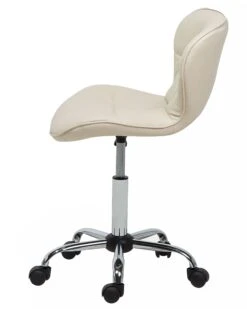 Työtuoli Keinonahkainen Beige VALETTA 14 Työtuoli Keinonahkainen Beige VALETTA -Beliani undef src sa picid 711276 type whitesh image