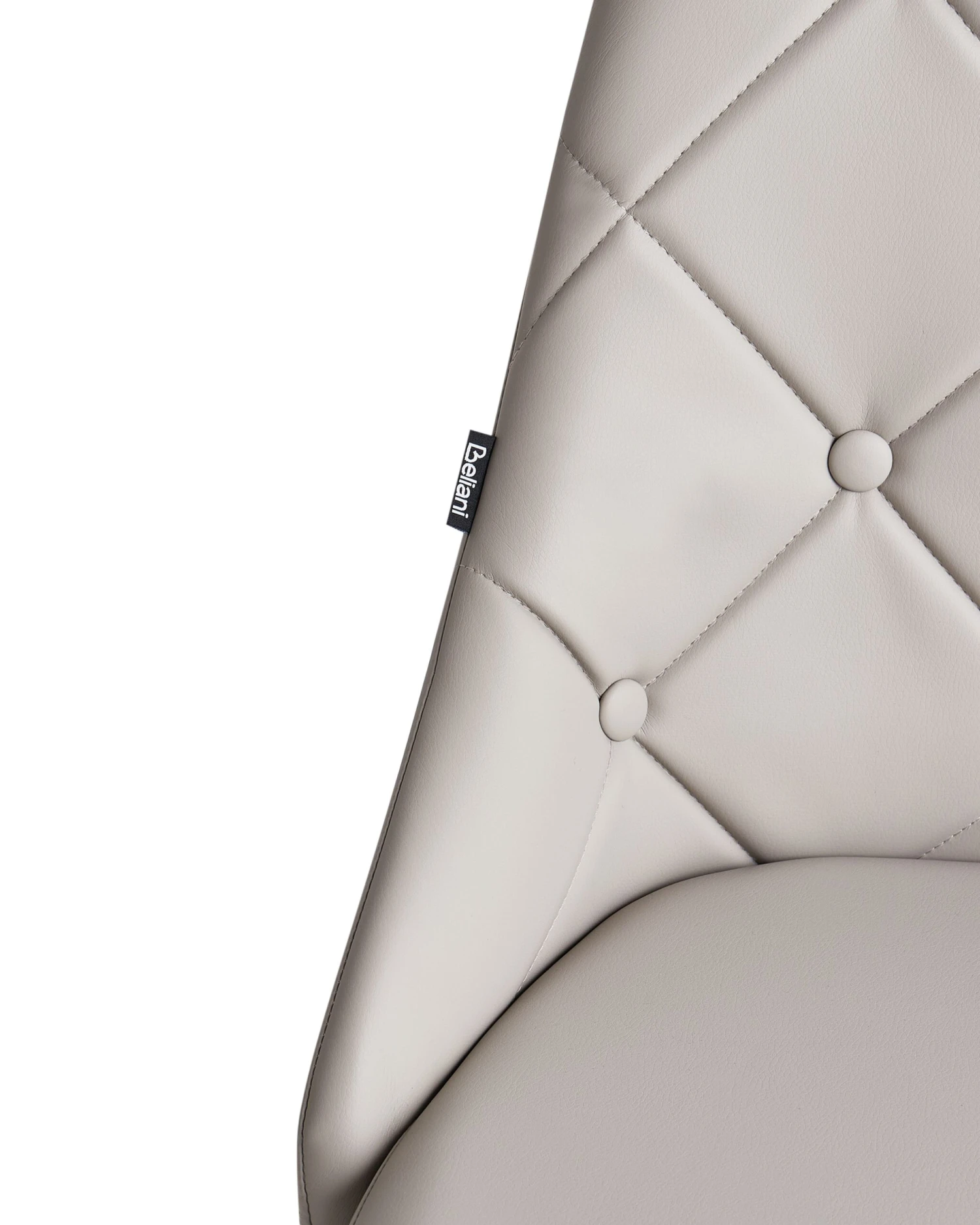 Tuoli Keinonahka Vaaleanharmaa 2 Kpl VALERIE - Image 6