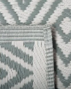 Ulkomatto Vihreä 90 X 150 Cm SIKAR -Beliani undef src sa picid 716040 type whitesh image