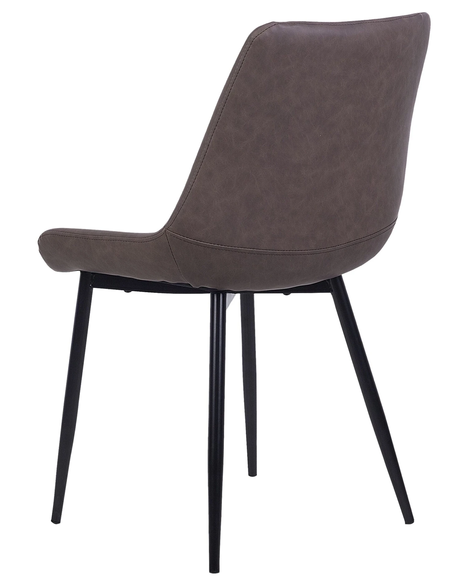 Tuoli Keinonahka Tummanruskea 2 Kpl MELROSE - Image 6