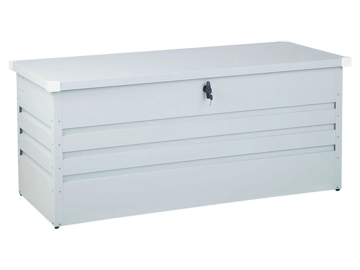 Pehmustelaatikko Teräksinen Vaaleanharmaa 132x62 Cm CEBROSA - Image 3