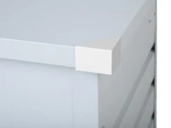 Pehmustelaatikko Teräksinen Vaaleanharmaa 132x62 Cm CEBROSA -Beliani undef src sa picid 717709 type whitesh image