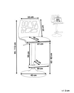 Baarijakkara Keinonahka Tumma Puu/musta PETERSBURG 17 Baarijakkara Keinonahka Tumma Puu/musta PETERSBURG -Beliani undef src sa picid 718400 type whitesh image
