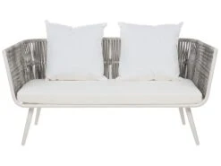 Puutarhasohvasetti Luonnonvalkoinen RAGUSA -Beliani undef src sa picid 718447 type whitesh image