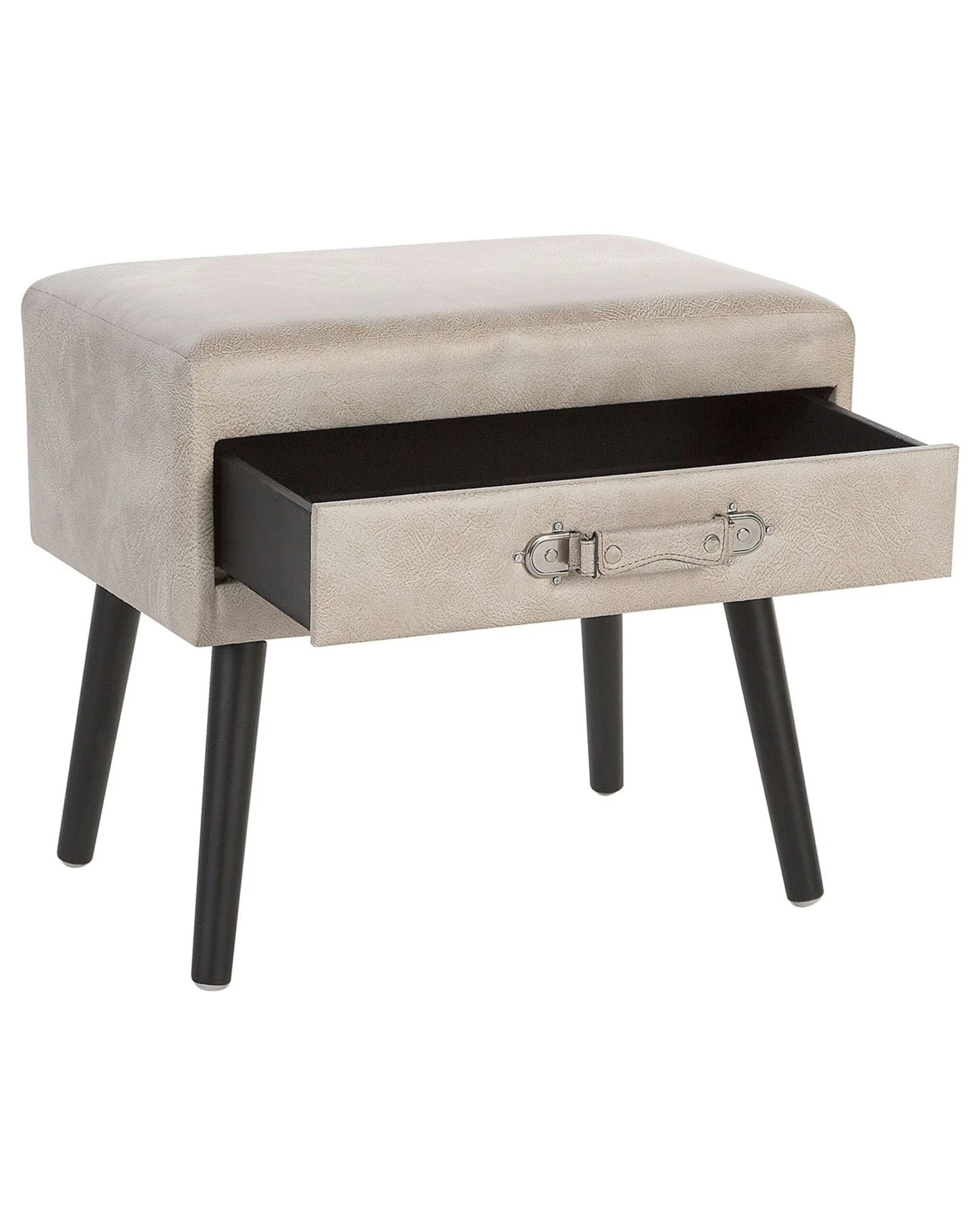 Sivupöytä Tekonahkainen Beige EUROSTAR 5 Sivupöytä Tekonahkainen Beige EUROSTAR - Image 5