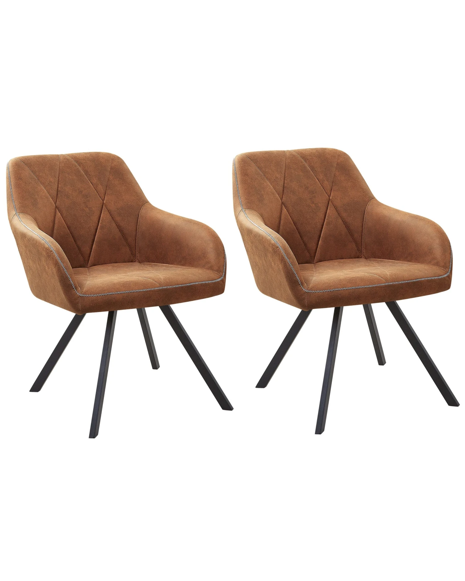 Tuoli Kangas Kullanruskea 2 Kpl MONEE