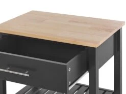 Tarjoiluvaunu Musta HIUMA 16 Tarjoiluvaunu Musta HIUMA -Beliani undef src sa picid 725708 type whitesh image