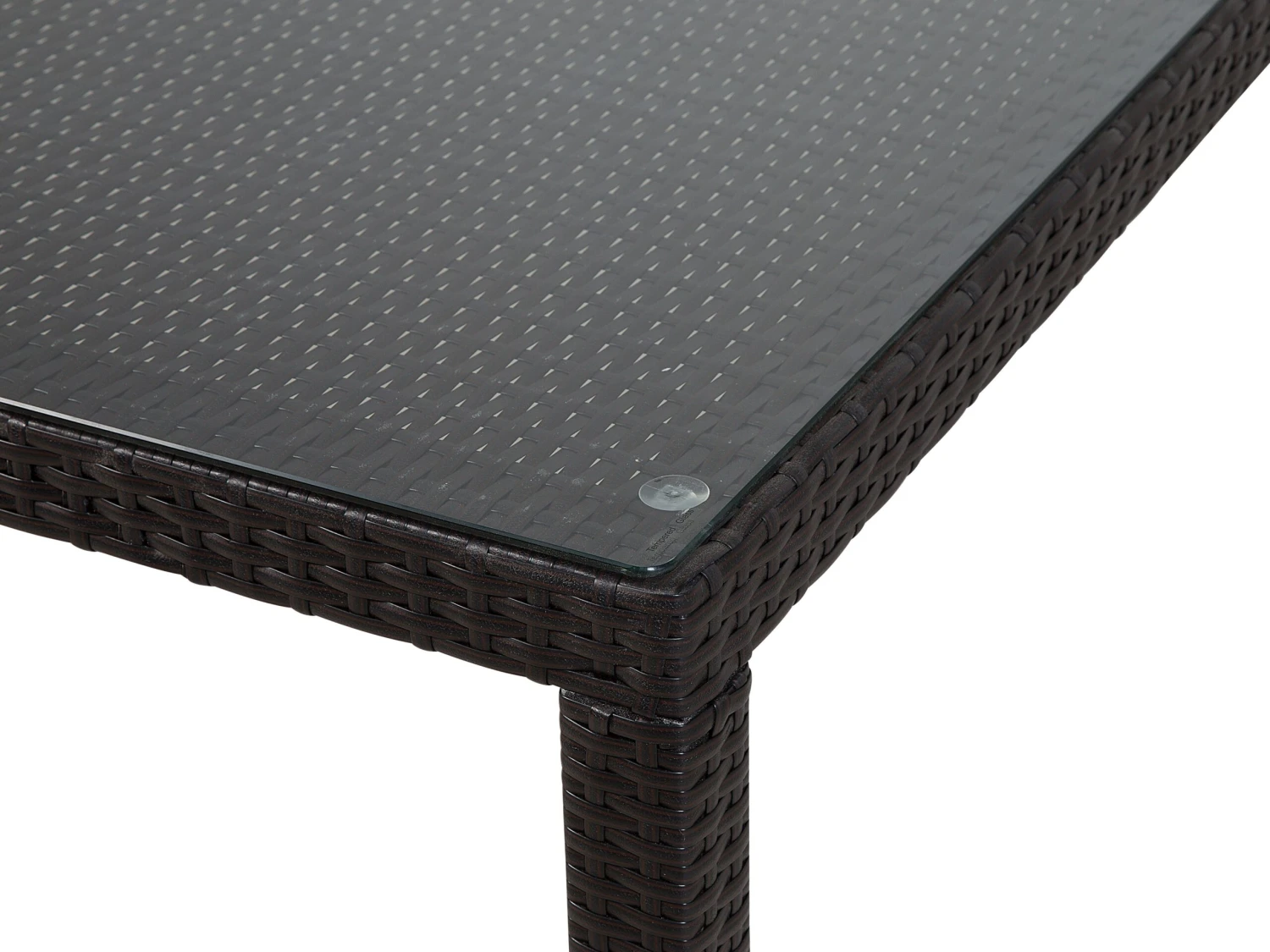 Puutarhapöytä Polyrottinki Tummanruskea 220 Cm ITALY - Image 5