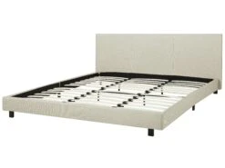 Sänky Kangas Beige ALBI Useita Kokoja -Beliani undef src sa picid 728064 type whitesh image