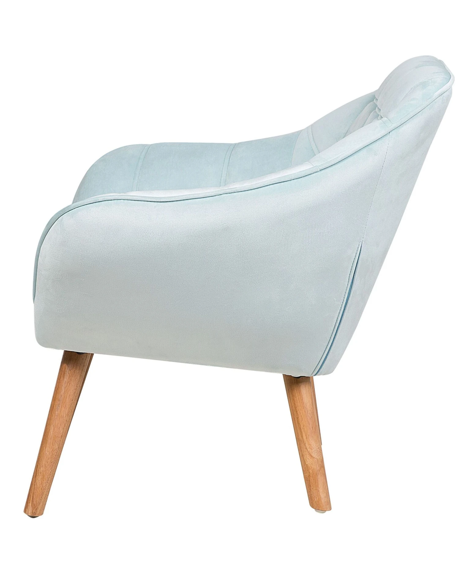 Nojatuoli Samettinen Vaaleansininen KARIS 4 Nojatuoli Samettinen Vaaleansininen KARIS - Image 4