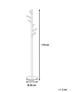 Pystynaulakko Valkoinen/mänty AUBUM -Beliani undef src sa picid 731305 type whitesh image