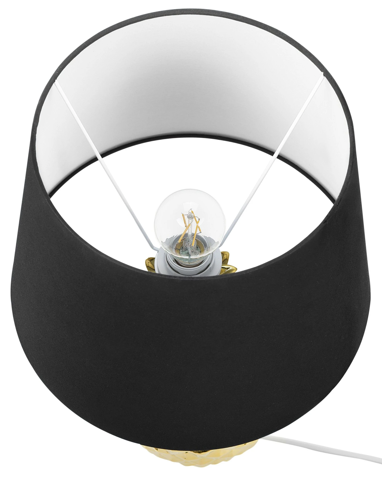 Pöytävalaisin Keraaminen Kulta PINEAPPLE - Image 5