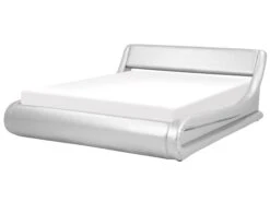 Sänky Keinonahka Säilytystila Hopea AVIGNON Useita Kokoja -Beliani undef src sa picid 735137 type whitesh image