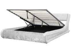 Sänky Sametti Säilytystila Hopea AVIGNON Useita Kokoja