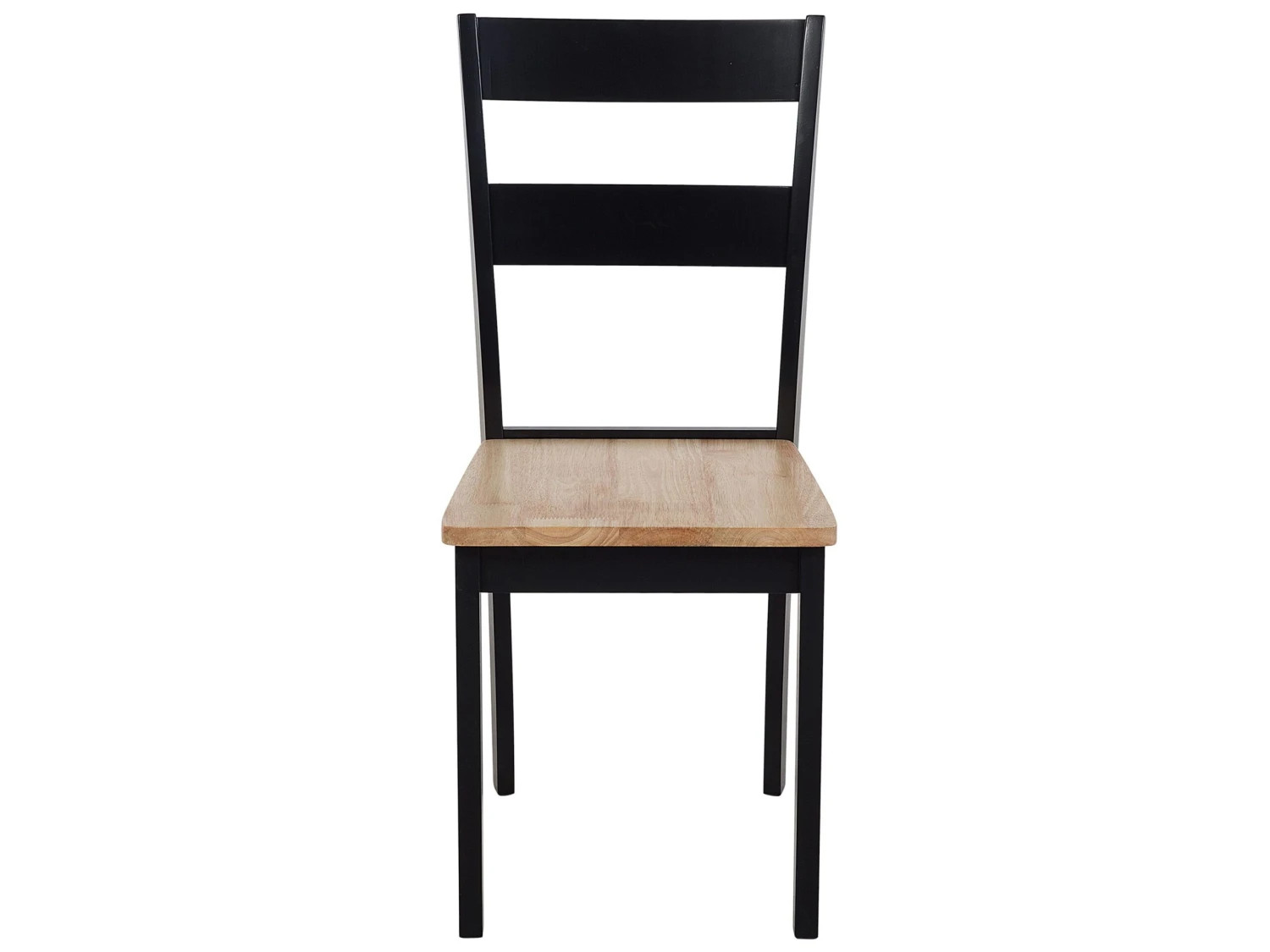 6-istuttava Ruokailuryhmä Kumipuu Musta/vaalea Puu GEORGIA 9 6-istuttava Ruokailuryhmä Kumipuu Musta/vaalea Puu GEORGIA - Image 9