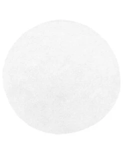 Pyöreä Matto Valkoinen ⌀ 140 Cm DEMRE