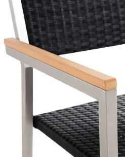 Puutarhatuoli Polyrottinki Musta 2 Kpl GROSSETO -Beliani undef src sa picid 738501 type whitesh image