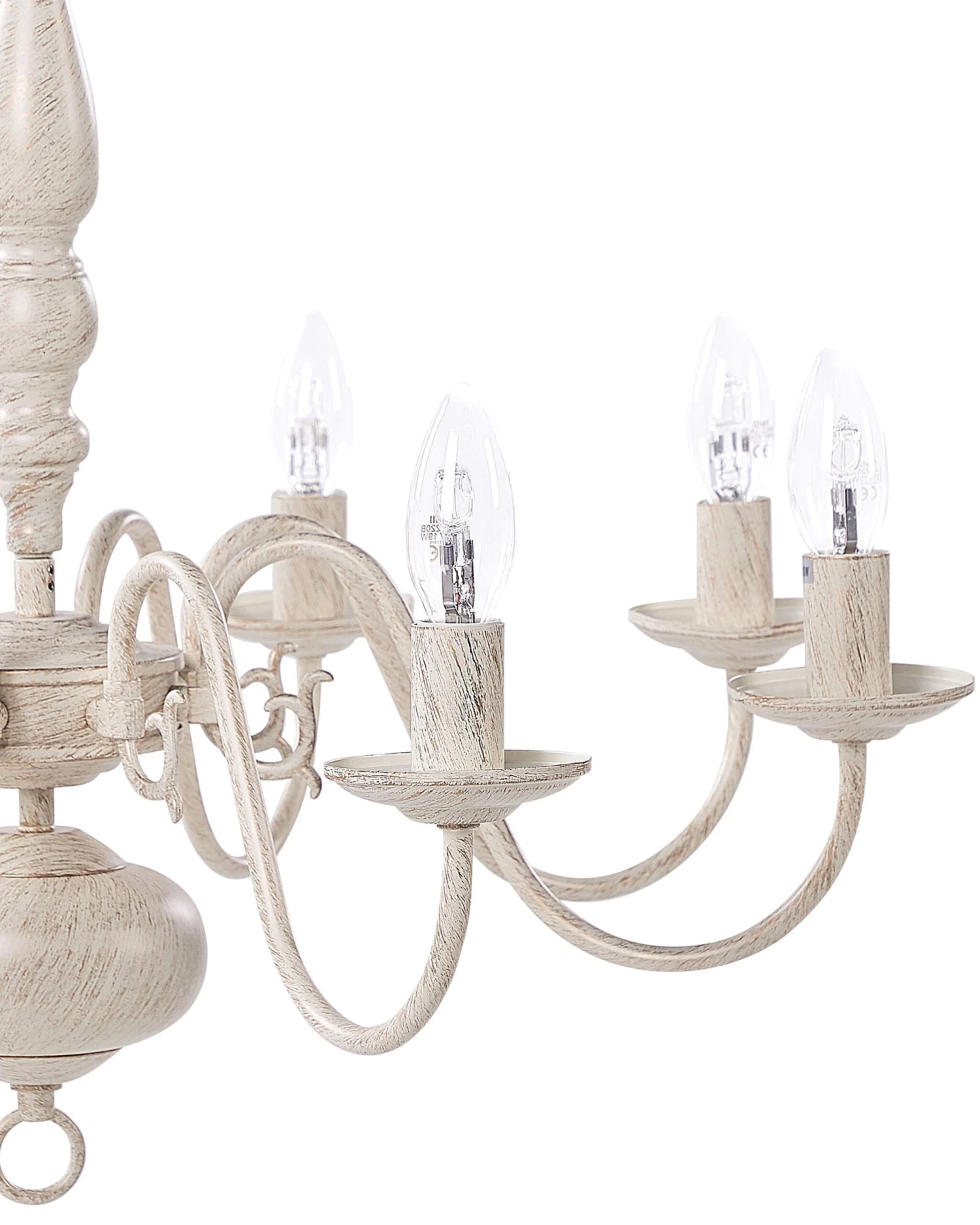 Kattokruunu 8 Polttimoa Rauta Luonnonvalkoinen BRITHON - Image 8