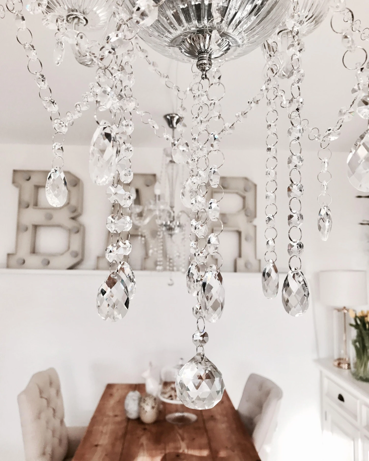 Kattokruunu 5 Polttimoa Metalli Hopeinen LOCONE - Image 4