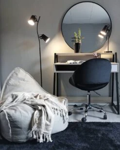 Säkkituoli Selkänojalla Kangas Beige DROP -Beliani undef src sa picid 747271 type whitesh image