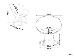 Nojatuoli Samettinen Harmaa FLOBY 15 Nojatuoli Samettinen Harmaa FLOBY -Beliani undef src sa picid 747328 type whitesh image