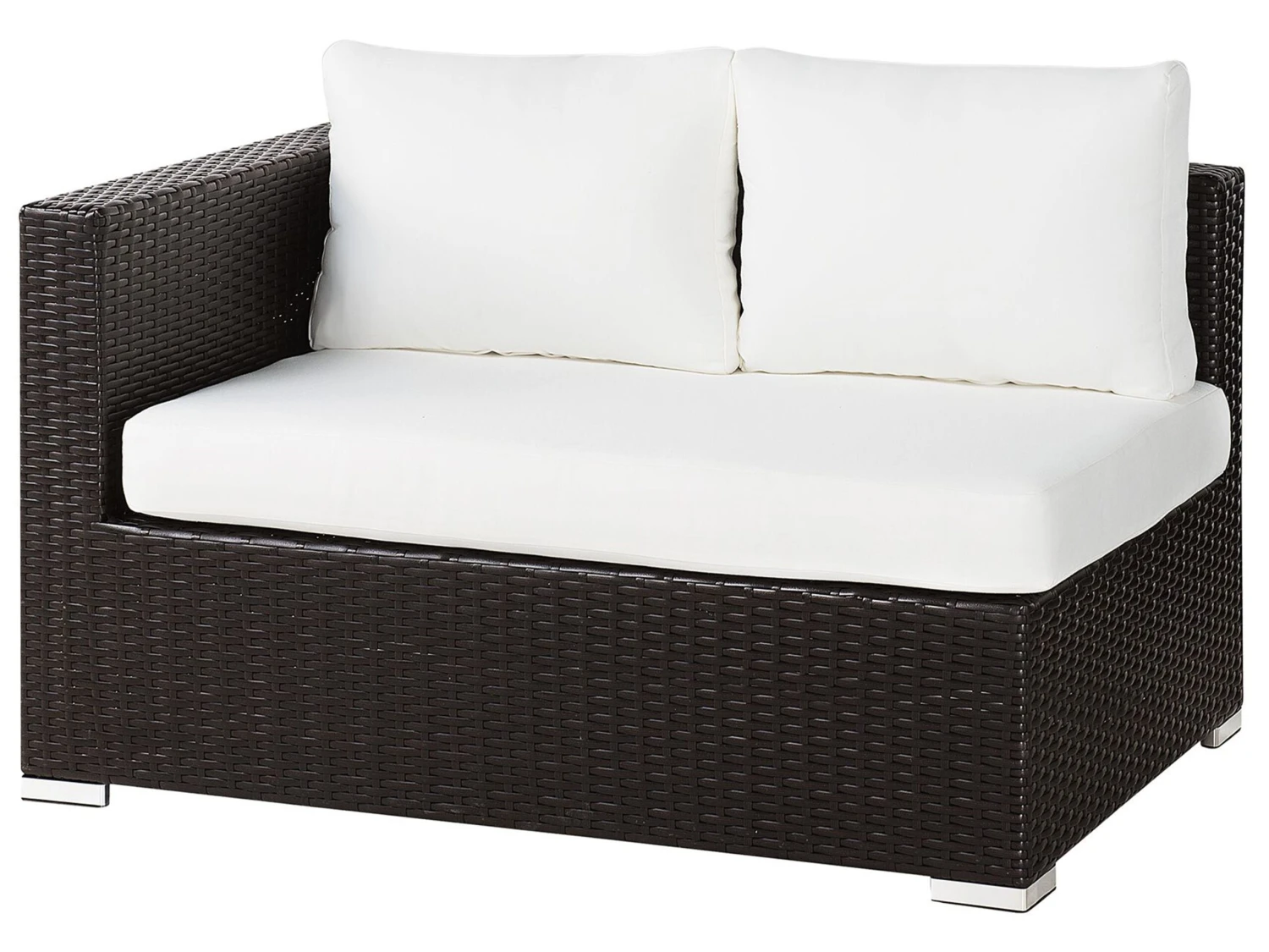 Tummanruskea 8-istuttava Ulkosohvaryhmä PE-rottingista XXL - Image 6