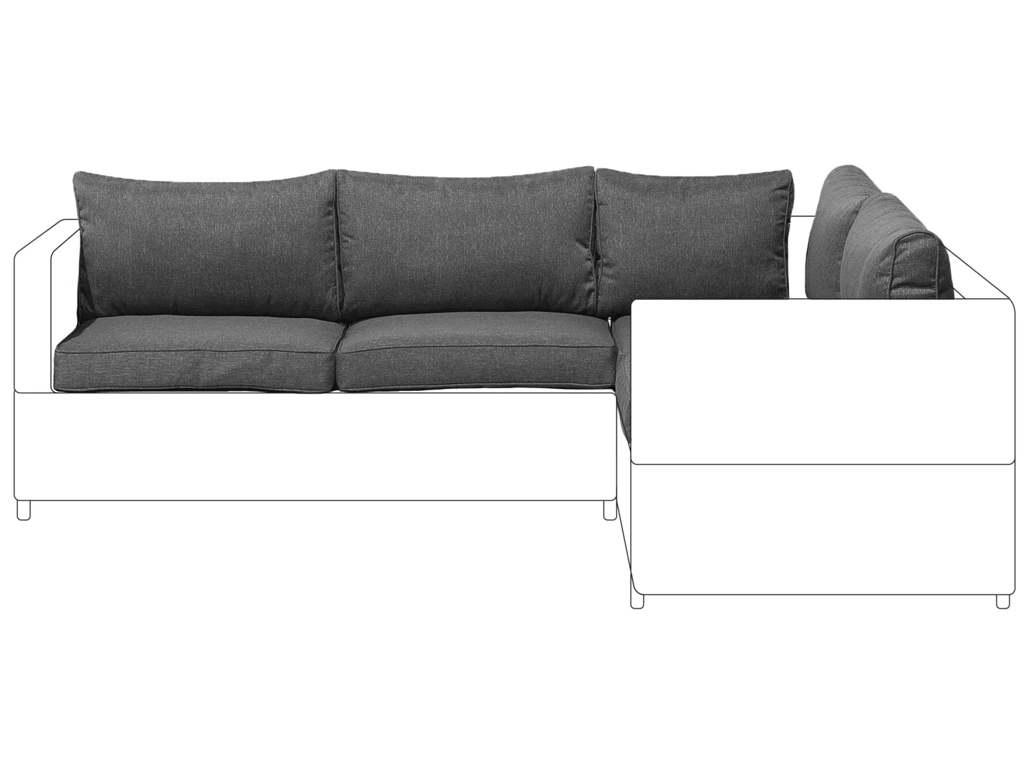 Tyynynpäälliset Harmaa AVOLA